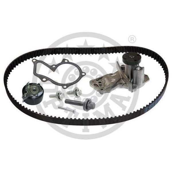 Optimal SK-1659AQ1 Kit Cinghia Dentata + Pompa Acqua Per Ford Fiesta Mk6 Hatchback (JA8, JR8) Fiesta Mk5 Hatchback (JH1, JD1, JH3, JD3) Focus Iii Station Wagon-image