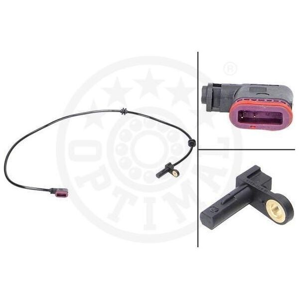 Sensore Optimal Abs Velocità Ruota Posteriore Adatto Per MERCEDES-BENZ Classe S Berlina (W221) 06-S360-image