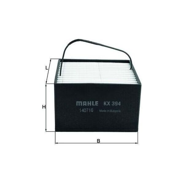 Filtro Carburante Mahle Kx 394 Per Renault Trucks Kerax Cartuccia Filtrante Prefiltro-image