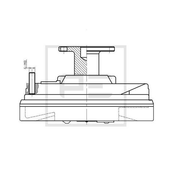 Peters Ennepetal 030.189-00A Frizione Termica Della Ventola Ø186Mm Per Man Em Per Van Hool Serie A Per Solaria Urbino I Per Neoplan Centroliner Refrigeratore D'acqua-image