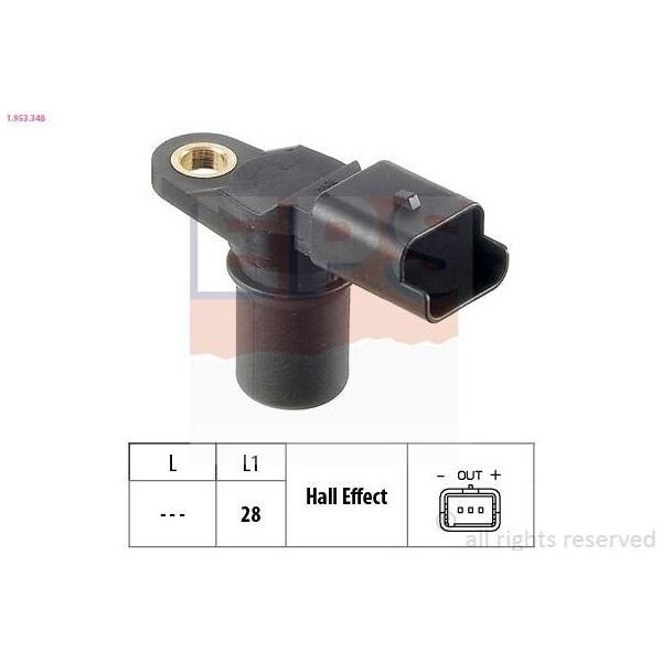 Sensore Posizione Albero A Camme Eps Per Opel Movano Furgone (X70) Alberi A Camme 1.953.348-image