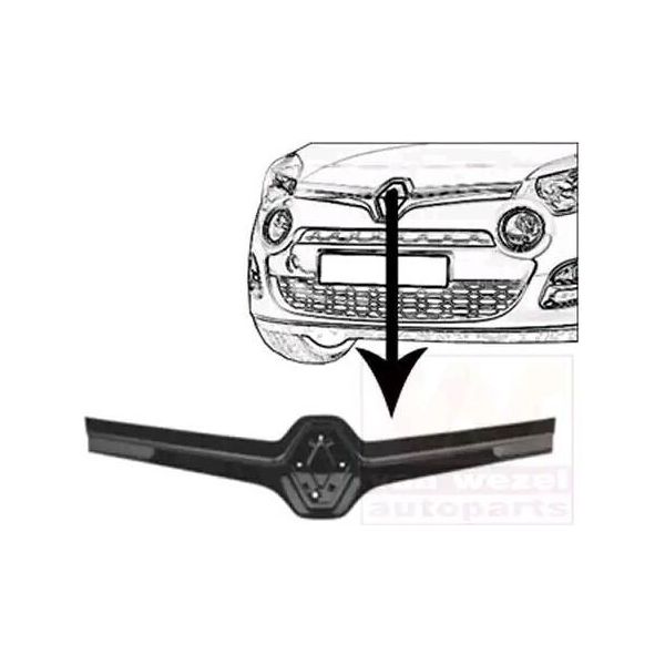 Van Wezel 4372513 - Griglia Radiatore Oe 620783403R Per Twingo Ii (CN0)-image