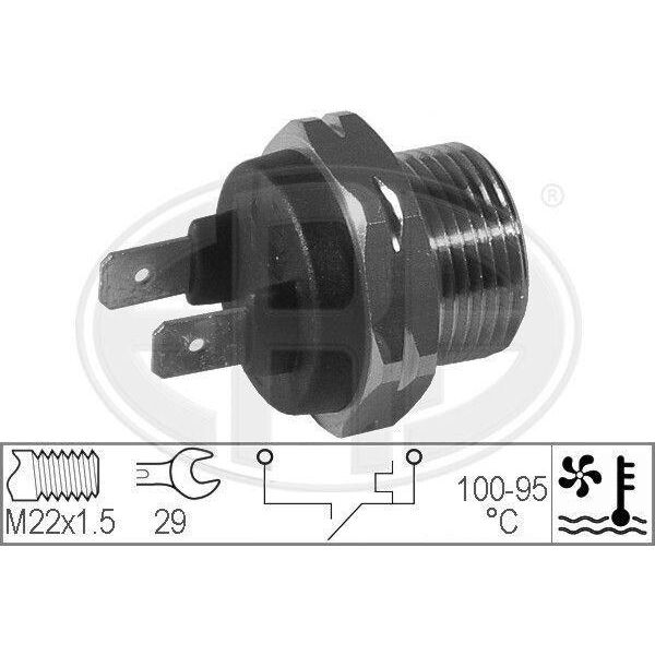 Era 330168 Interruttore Temperatura Ventola Radiatore Interruttore Termico Per Opel Kadett E Cc (T85) Corsa A Cc (S83) Omega A Berlina (V87) Kadett E Cabrio (T85)-image