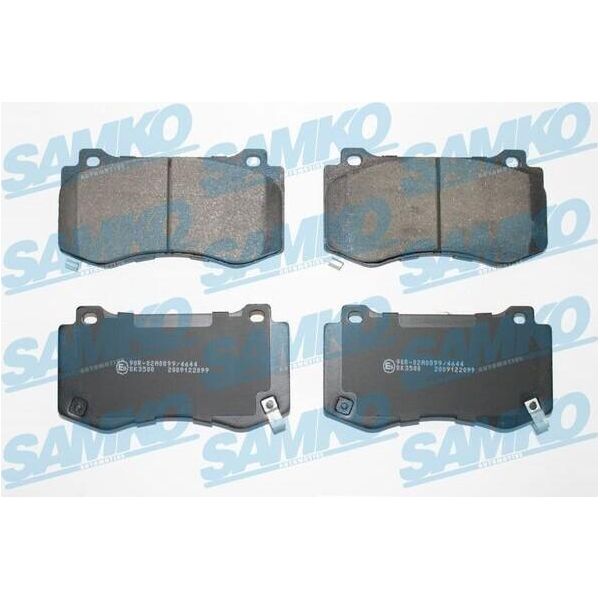 Set Di Pastiglie Freno Anteriori Samko Per Jeep Grand Cherokee Iii (Wh, Wk) 5SP2099-image