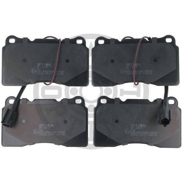 Optimal Set Di Pastiglie Freno Anteriori Per Alfa Romeo 156 Sportwagon (932) BP-12737-image