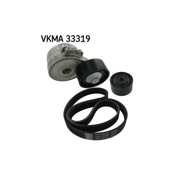 Skf Vkma 33319 Set Di Cinghie Trapezoidali Dentate Per Fiat Ducato Furgone (244)-image