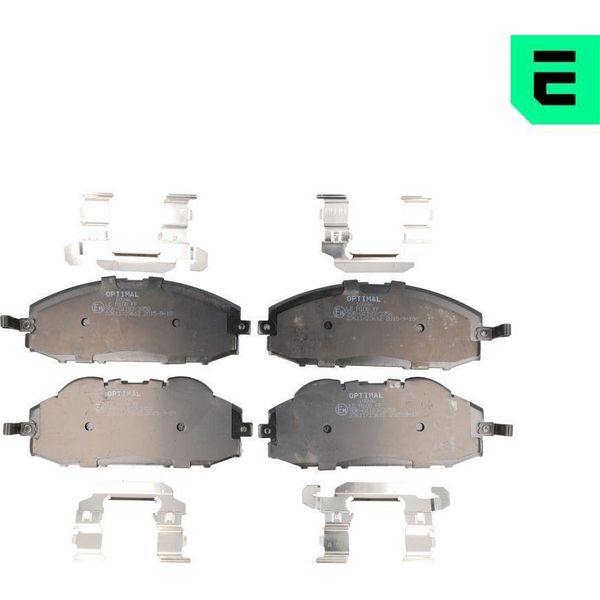 Set Di Pastiglie Freno Anteriori Optimal Pastiglie Freno Per Nissan Patrol Gr V Suv (Y61) BP-10346-image
