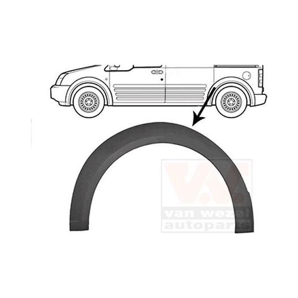 Van Wezel Estensioni Passaruota Parafango Per Ford Transit Connect (P65, P70, P80) Tourneo Connect Mk1-image