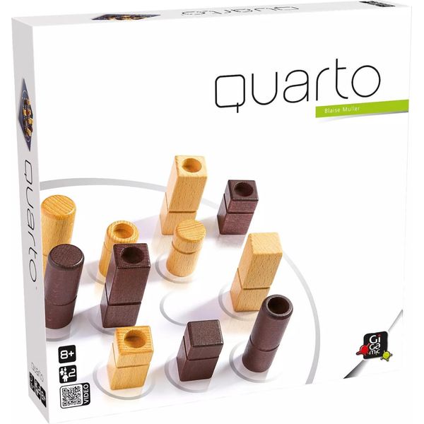 Quarto, Puzzle Game, Per 2 Giocatori, Da 8 Anni (Edizione De)-image