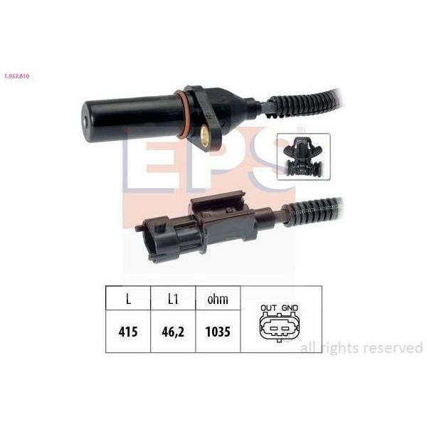Eps 1.953.810 Sensore Albero Motore Generatore Di Impulsi Per Hyundai Tucson (Tl, Tle)-image