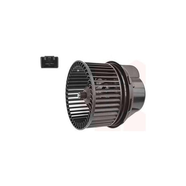 Van Wezel 1887773 Motore Ventilatore Ventilatore Abitacolo Per Ford Mondeo Iv Turnier (BA7) Focus Ii Hatchback (Da, Hcp, Dp) S-MAX (WA6) Focus Ii Station Wagon Galaxy-image