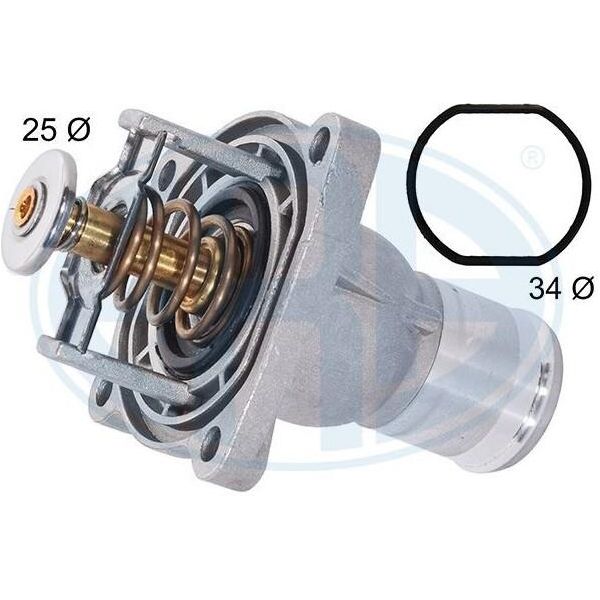 Era Termostato Liquido Refrigerante 92°C Per Opel Corsa D Hatchback (S07) Zafira B (A05) Meriva A (X03) Astra H Caravan (A04) Astra H Hatchback (A04)-image