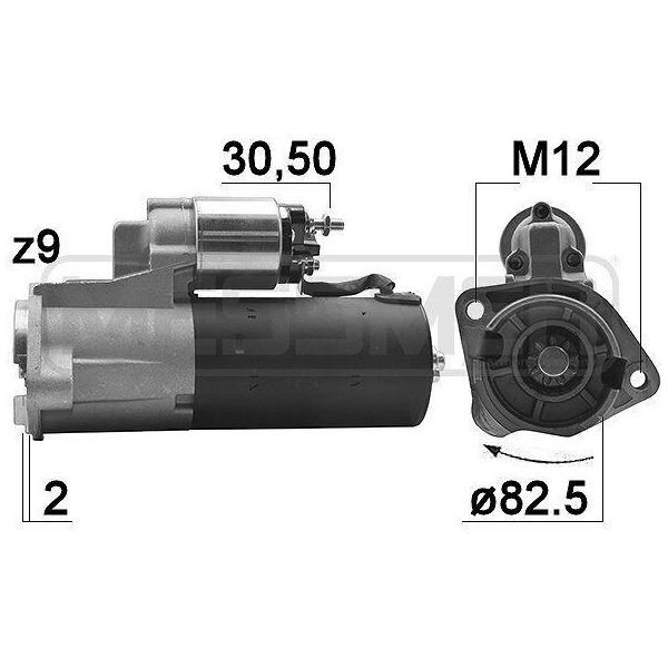 Era 220137A Motorino Di Avviamento 1,8 Kw Per Vw Passat Variant (3B6) 12 V-image