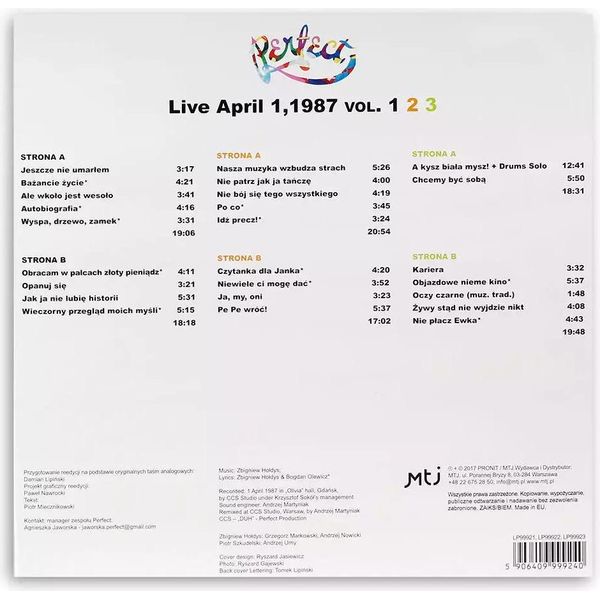 Live April 1.1987 Ristampa 2017 3LP-image
