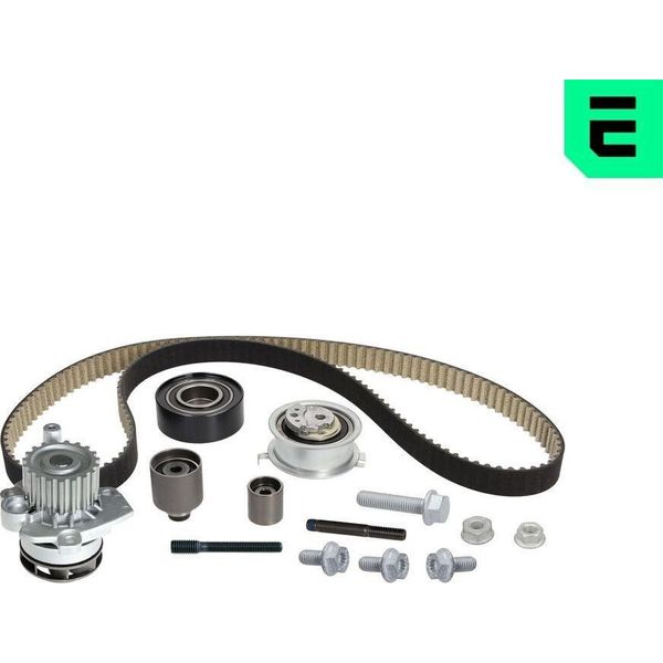 Optimal SK-1695AQ1 Set Di Cinghie Dentate + Pompa Dell'acqua Per Vw Golf Vi (5K1) Polo Hatchback (6R1, 6C1) Touran (1T1, 1T2) Passat Variant (3C5) Tiguan (5N)-image