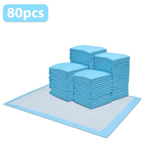 Jopassy 80X Pad Per Cuccioli 60X60Cm Pad Per Cani Pad Per L'addestramento Pad Assorbenti Per Cuccioli Lettiera Per Gatti Lettiera Per Cani-image