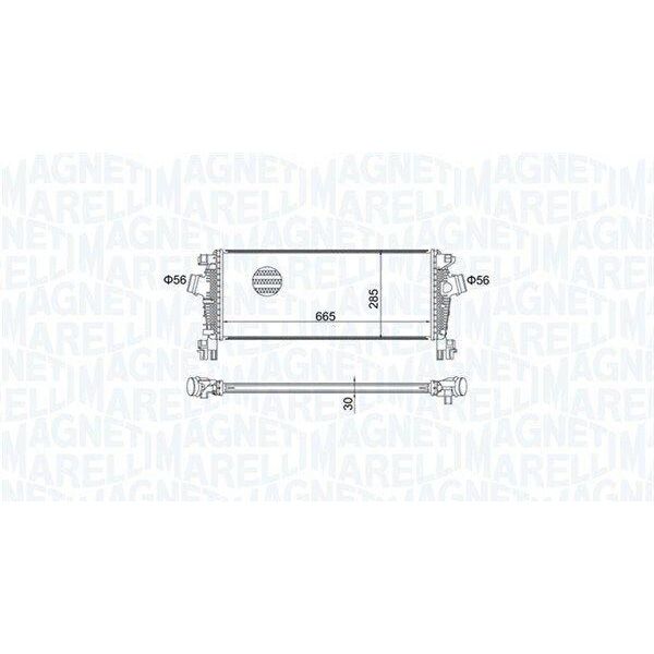 Magneti Marelli 351319205070 - Intercooler Oe 1302148 Per Astra J, Zafira Tourer C-image