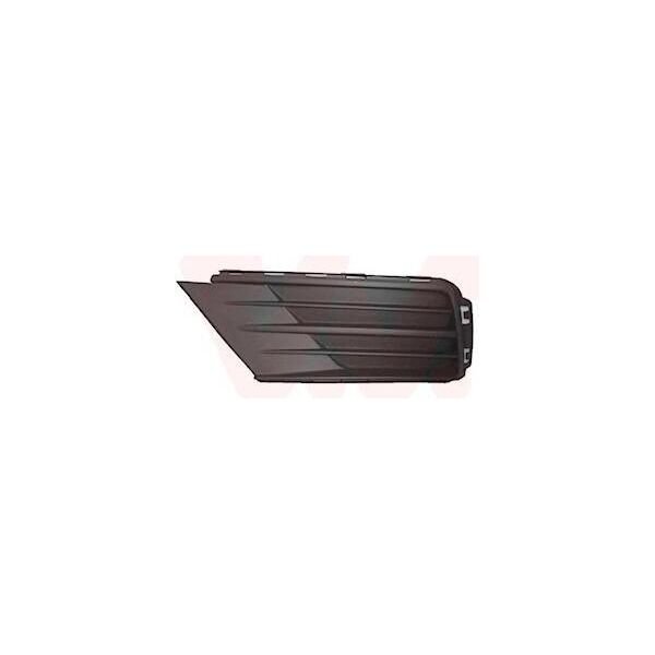 Van Wezel Griglia Di Ventilazione Paraurti Per Vw Caddy Iv Station Wagon (Sab, Saj) Senza Foro/Fori Per Fendinebbia Nero-image