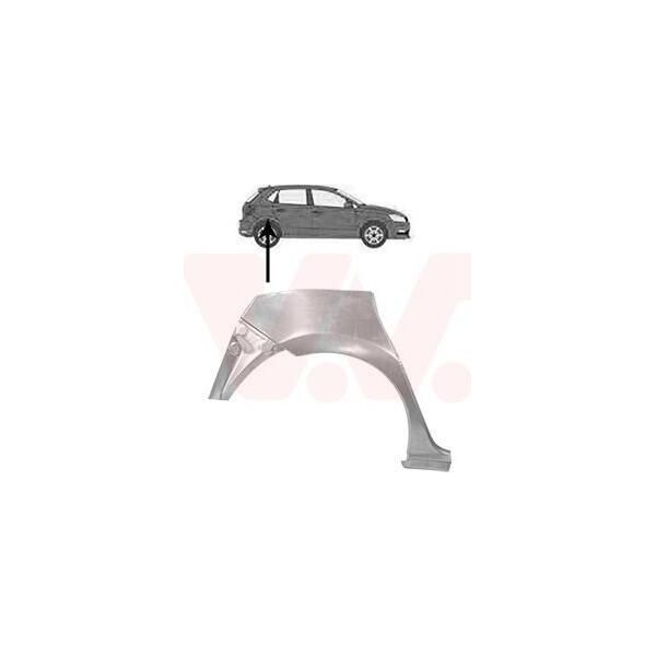 Van Wezel Lamiera Di Riparazione Per Parete Laterale Per Vw Polo Hatchback (6R1, 6C1) Polo Berlina (602, 604, 612, 614)-image
