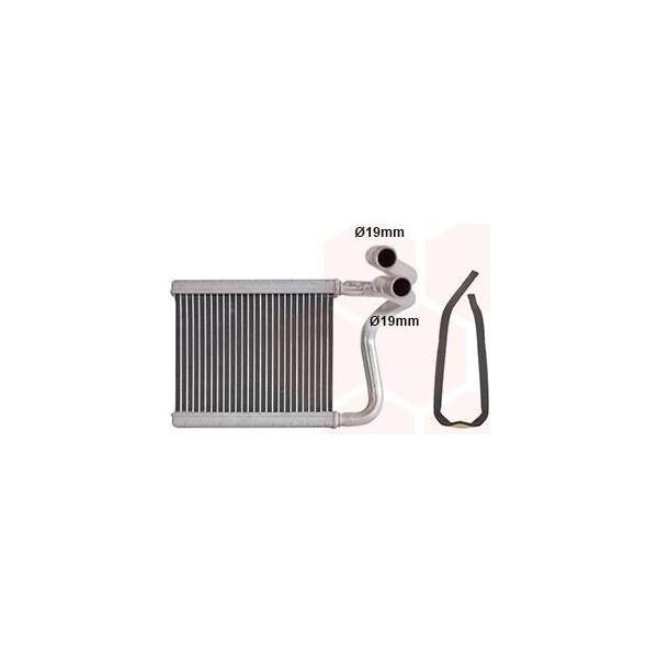 Van Wezel 83016705 Scambiatore Di Calore Riscaldamento Interno Radiatore Per Hyundai I20 (Pb, Pbt)-image
