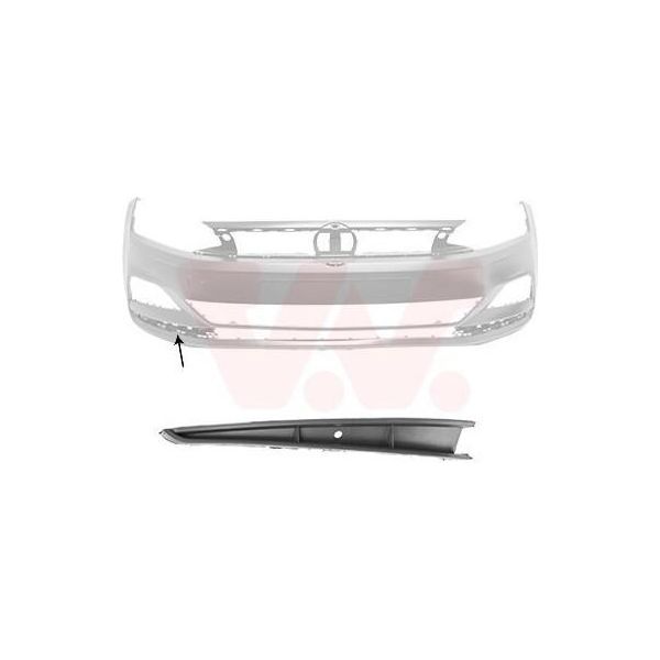 Van Wezel 5751596 - Oe 2G0853677C9B9 Griglia Di Ventilazione, Destra Per Polo (AE1, AW1, BZ1)-image