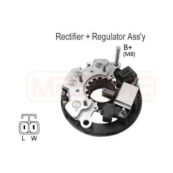 Alternatore Raddrizzatore Era Per Opel Corsa C Hatchback (X01) Meriva A (X03) Astra G Cc (T98) Astra G Caravan (T98) Combo Van/Combi Combo Tour-image