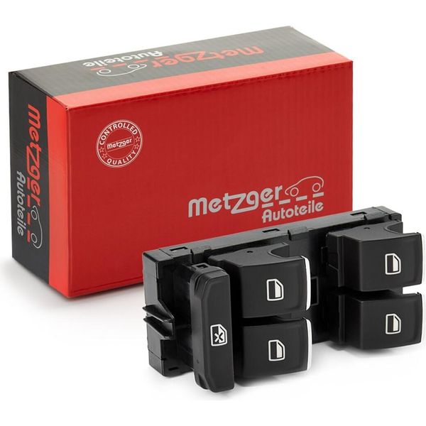 Metzger 0916992 Interruttore Del Regolatore Del Finestrino Per Seat Leon St (5F8) Interruttore Del Regolatore Del Finestrino-image