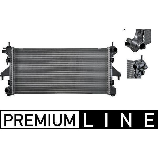 Mahle Cr 880 000P - Oe 13 623 080 80 Radiatore, Raffreddamento Motore Per Jumper, Ducato, Boxer-image