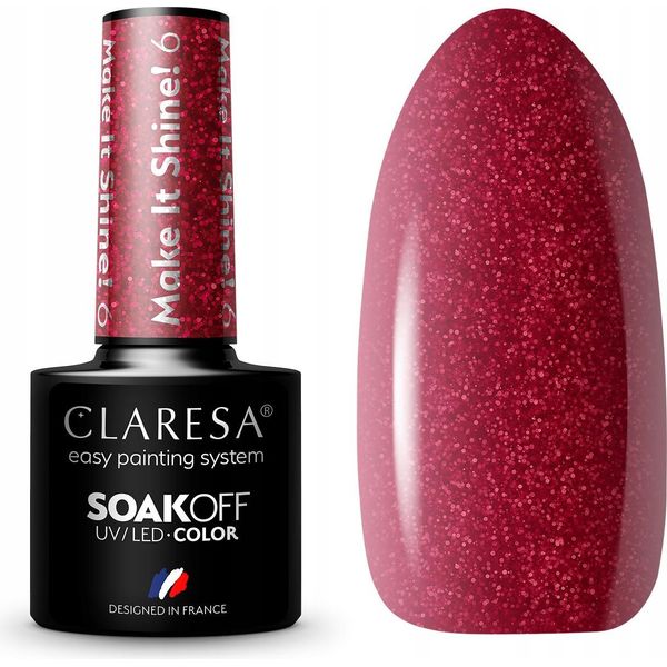 Claresa Soak Off Uv/Led Make It Shine! Vernice Ibrida 6, 5 G-image