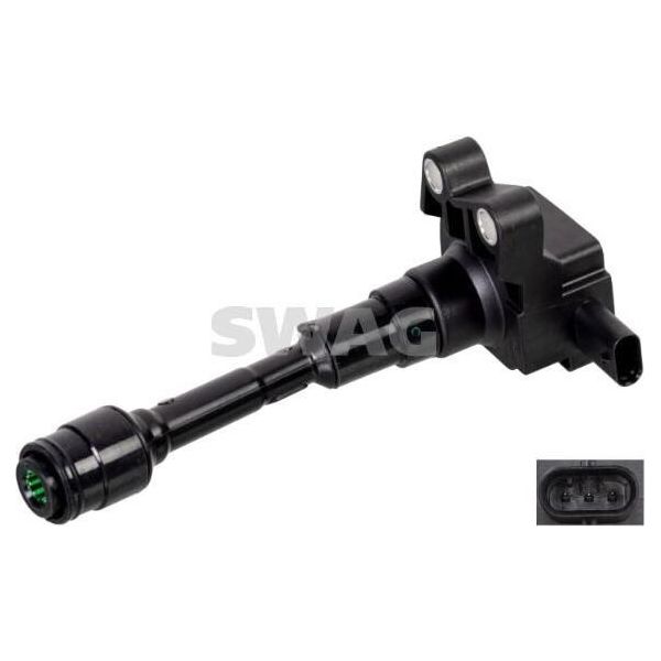 Swag 33 10 3322 Bobina Di Accensione Per Ford Fiesta Mk6 Hatchback (JA8, JR8) Focus Iii Turnier Focus Iii Mondeo V Station Wagon (Cf) Transit Custom V362 Furgone-image