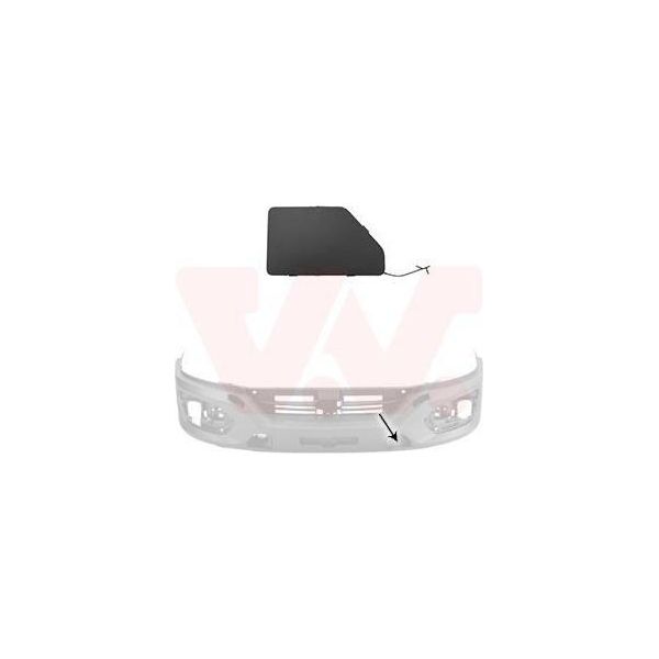 Van Wezel 2818587 Copertura Paraurti Anteriore Sinistra Inferiore Per Iveco Daily Vi Furgone Daily Vi Pianale/Telaio Daily Citys Bus Daily Line Bus-image