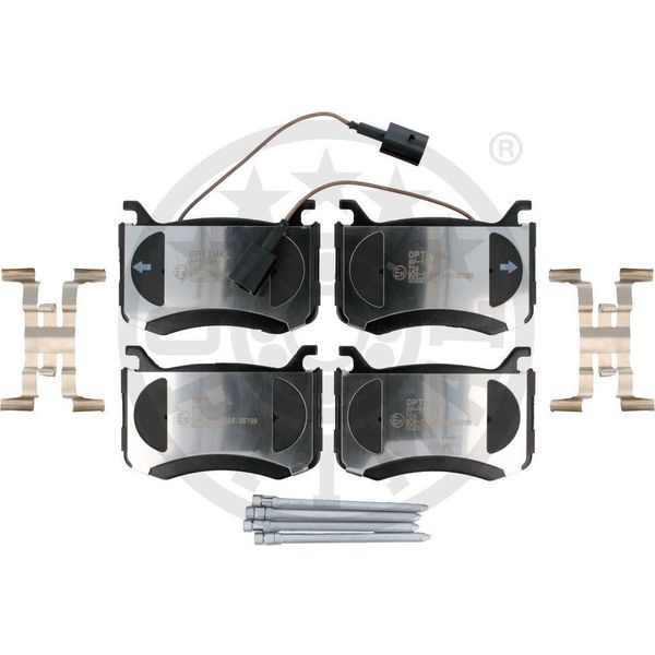 Set Di Pastiglie Freno Anteriori Optimal Pastiglie Freno Per Alfa Romeo Giulia (952) BP-12863-image