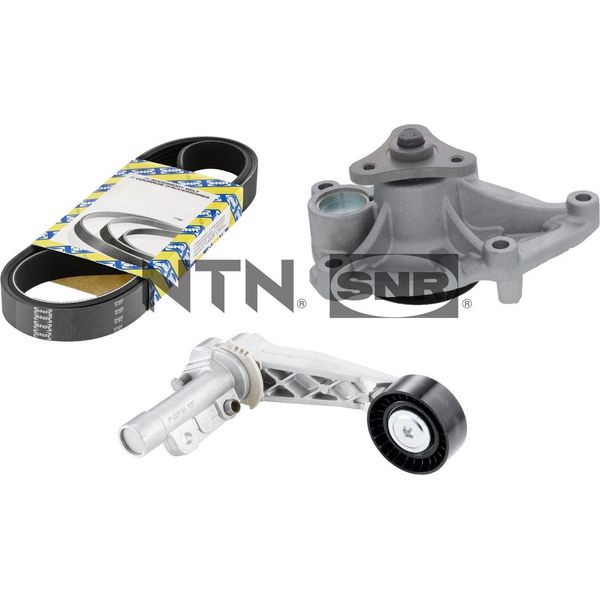Snr KAP859.400 - Oe 038903137G Wasserpumpe + Keilrippenriemensatz FüR C5 Iii (Rd), C5 Iii (Rw), DS3, DS4, DS5, Berlingo, C3 Ii (Sc), C3 Picasso (Sh), C4 (La), C4 G-Picasso I (Ua), C4 G-Picasso Ii (Da, De), C4 I (Lc), C4 Ii (Nc), C4 Picasso I (Ud), C4 Picasso Ii, C5 Aircross (A), 2008 I (Cu), 207 (Wa, Wc), 207 Cc (Wd), 207 Sw (Wk), 308 Sw I, 308 Sw Ii, 5008 I, 508 (8D), 508 (8E), 508 (F), Partner,-image
