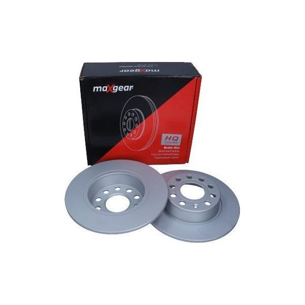 2X Maxgear Disco Freno 19-2018MAX Posteriore Per Vw Touran (1T1 1T2) Golf Vi (5K1)-image