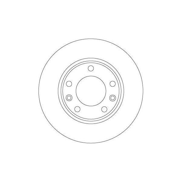 2X Disco Freno Trw DF6910 Per Peugeot 308 Sw Ii 308 Ii 34 9Mm 249Mm-image
