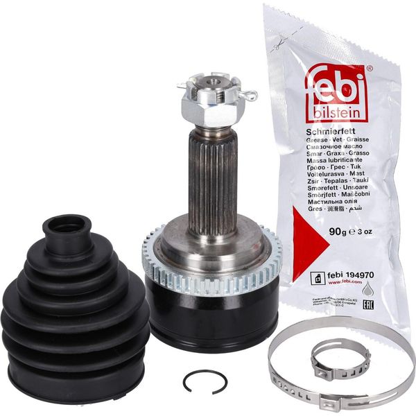 Febi Bilstein Kit Giunti Albero Di Trasmissione Anteriore Lato Ruota Per Kia Cee'd Hatchback (Ed) 183249-image