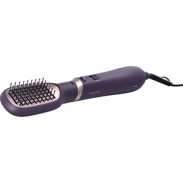 Philips Serie 3000 BHA313/00 Strumento Per Lo Styling Dei Capelli Spazzola Ad Aria Calda Warm Black 800 W 1,8 M-image