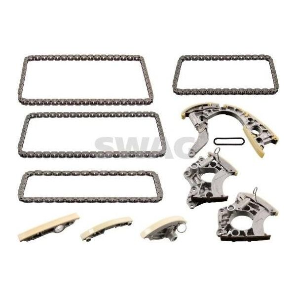 Swag 30 10 1882 Kit Catena Di Distribuzione Catena Di Distribuzione Per Vw Touareg (7LA, 7L6, 7L7) Per Audi A6 Avant (4F5, C6) A6 Berlina (4F2, C6) A5 Coupé (8T3) Q7 (4LB)-image