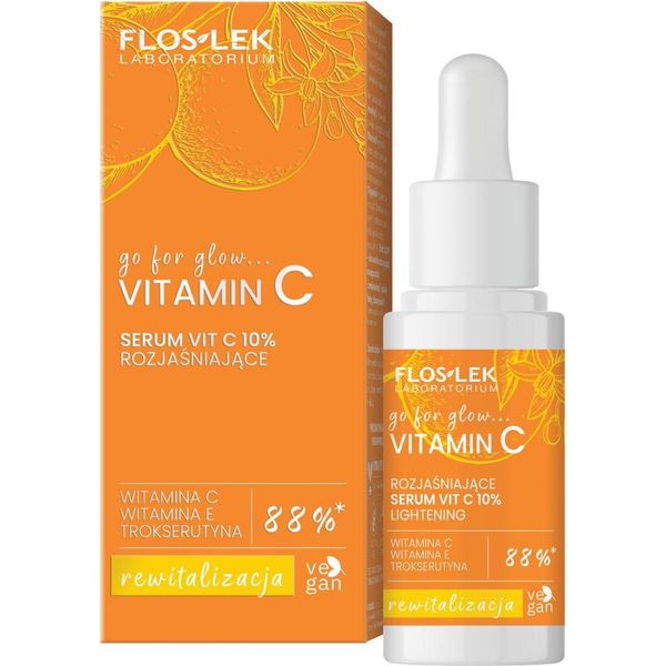 Floslek Laboratorium Go For Glow Siero Illuminante Alla Vitamina C Vit C 10%, 30 Ml-image