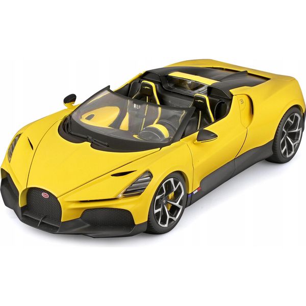Bburago 18-11051 - Modellino Di Auto - Bugatti Mistral (Giallo, Scala 1:18) Modello Di Auto Giocattolo-image