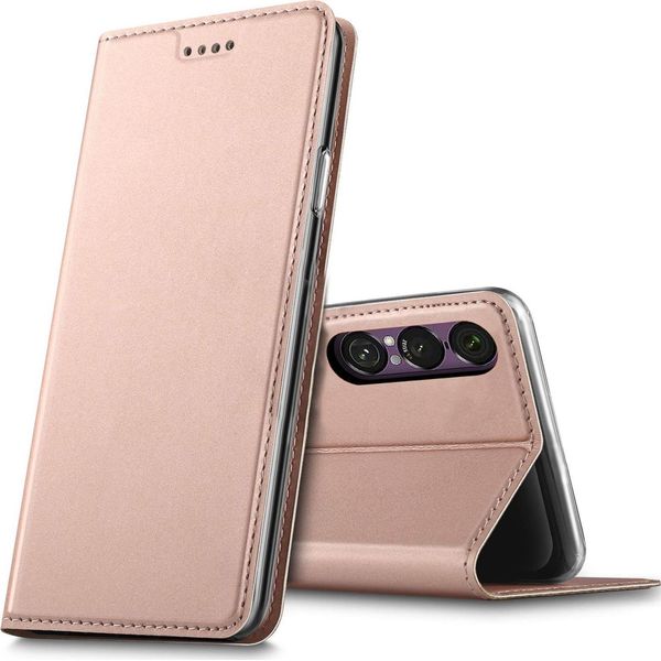 Coprire Il Telefono Cellulare Sony Xperia 1 Vii Book Case Custodia Protettiva Cover Slim Flip Cover Case-image