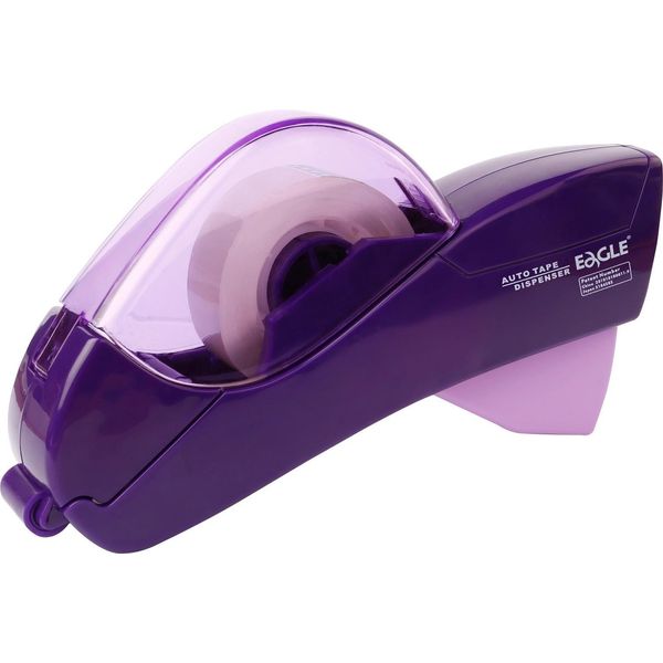 Inf Dispenser Portatile Intelligente Per Nastro Adesivo - Sigillatrice Manuale Per Ufficio E Imballaggio Viola-image