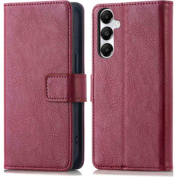 Custodia Per Cellulare Imoshion Per Samsung Galaxy A17 (5G)/Samsung Galaxy A17 (4G) - Custodia A Libro Bookcase Flip - Rosso-image