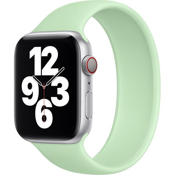 Cinturino Apple Solo In Silicone Per Apple Watch | 44/45/46/49 Mm - Taglia 12 - Pistacchio-image