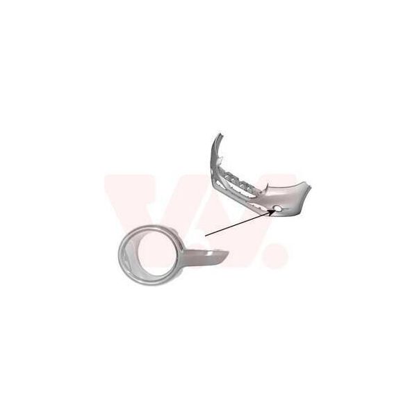 Van Wezel 4034597 Copri Paraurti Anteriore Sinistro Per Peugeot 208 I Hatchback (Ca, Cc)-image
