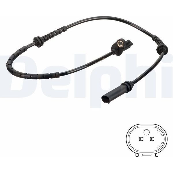 Sensore Abs Delphi Velocità Ruota Anteriore Per Bmw 2 Gran Tourer (F46) SS20792-image