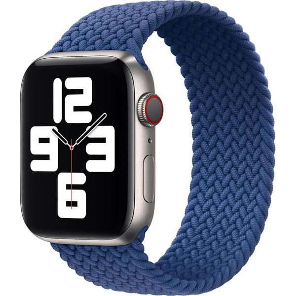 Cinturino Apple Solo Intrecciato Per Apple Watch | 44/45/46/49 Mm - Taglia 11 - Blu Atlantico-image