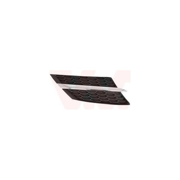 Van Wezel 5473516 Griglia Radiatore Griglia Anteriore Per Toyota Rav 4 Iv (ZSA4, ALA4) Destra Cromo/Nero-image