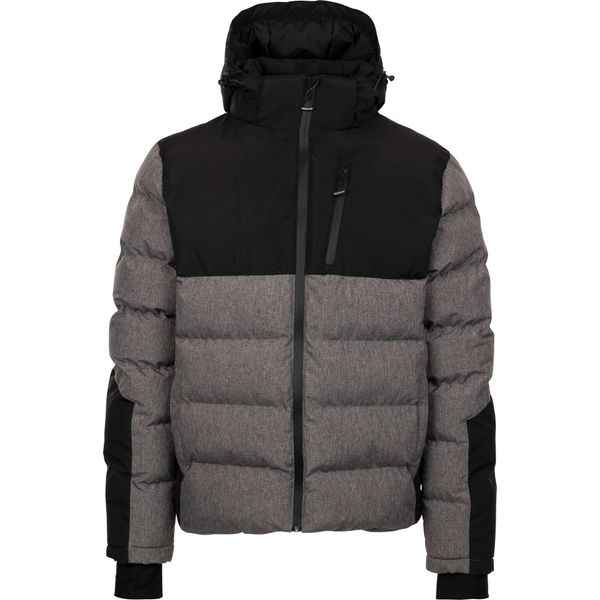 Trespass - Giacca Trapuntata "Delabole"" Da Uomo TP6705 (S) (Grigio Screziato)"-image