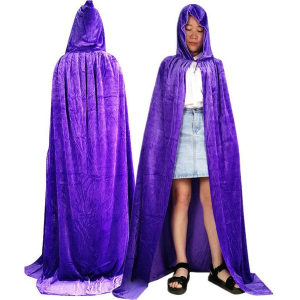 Halloween Kinder Cosplay Halloween KostüM Mentel Cape Party Mantel Halloween Outfits Kleinkind, Lila, 90Cm-image